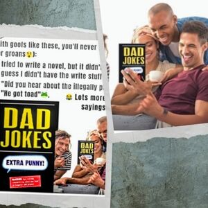 Dad Goofy Jokes Book Hardcover NWT